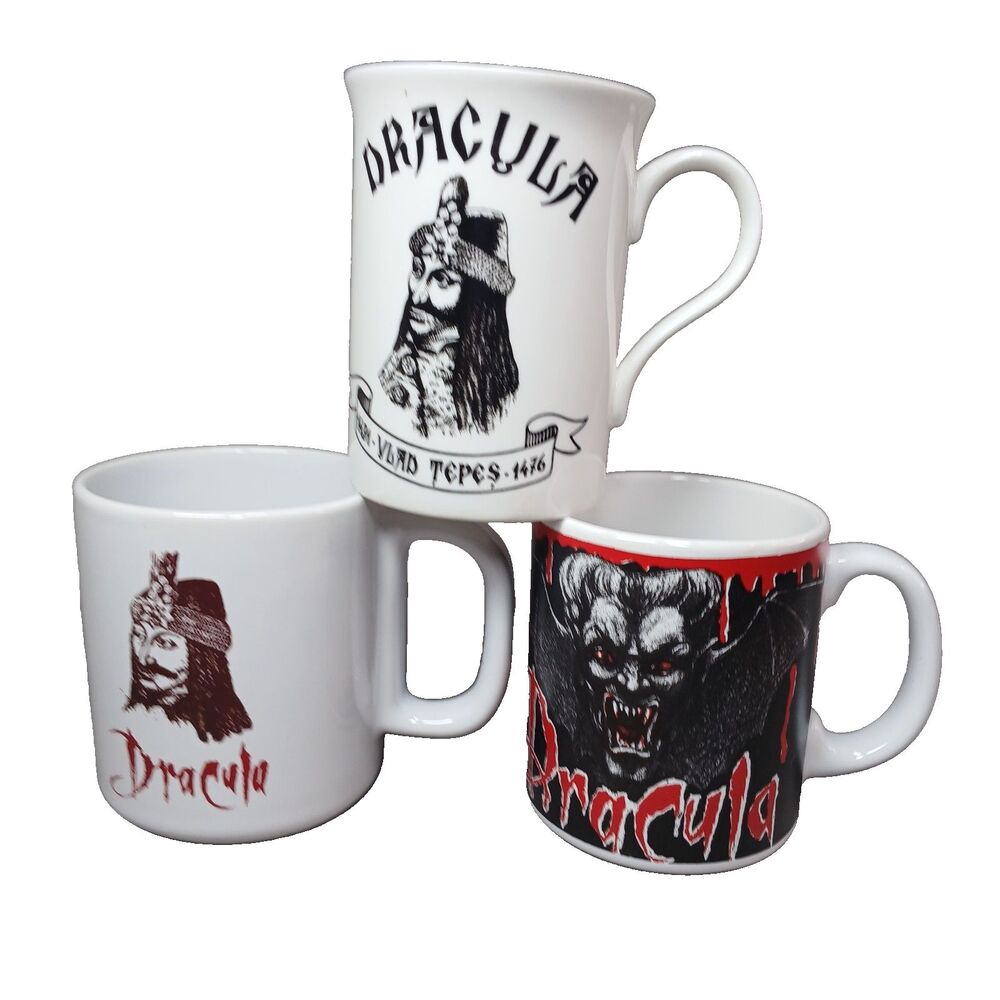 3 Romania Transylvania Count  Dracula Historical and Mythical Coffee Mug White